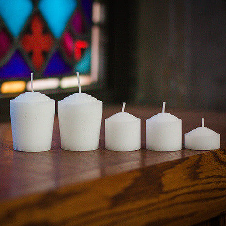 10 Hour Votive Candles With Plastic Sleeve