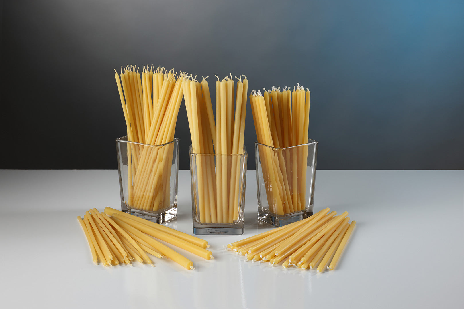 beeswax candles small diameter pure beeswax ultraline candles from tkc candle