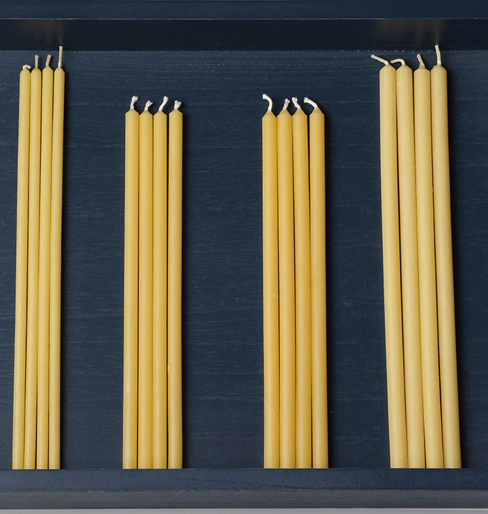 beeswax candles small diameter pure beeswax ultraline candles from tkc candle different sizes