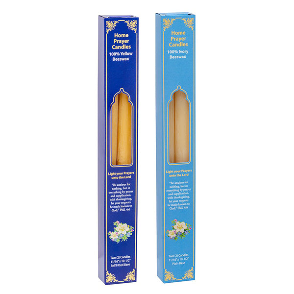 specialty home prayer candles 100% yellow beeswax 100% ivory beeswax from tkc candle